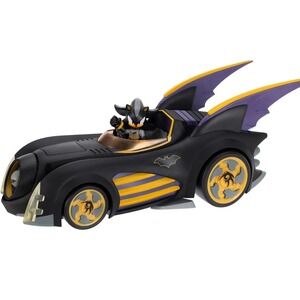 Sonic the Hedgehog Batmobile Shadow Batman Figure Kids Black New Crossover